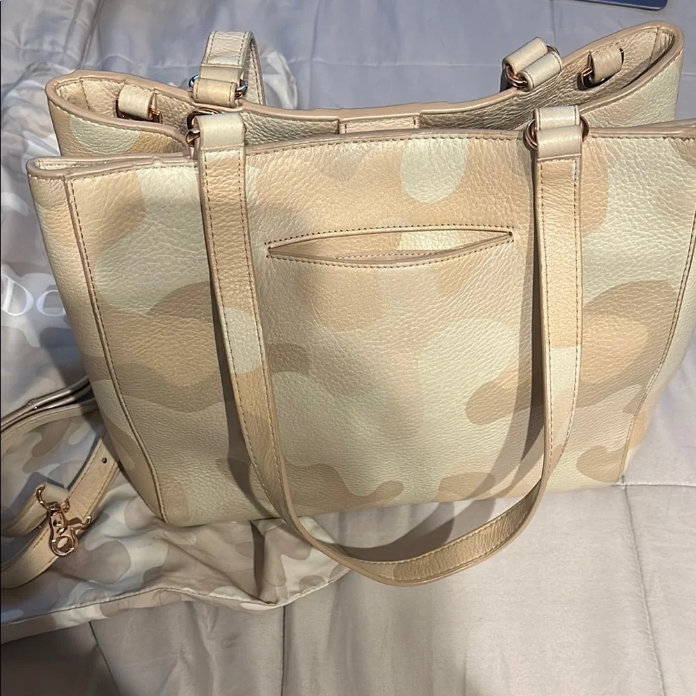 Beige and Tan Tote Bag - Picture 2 of 5